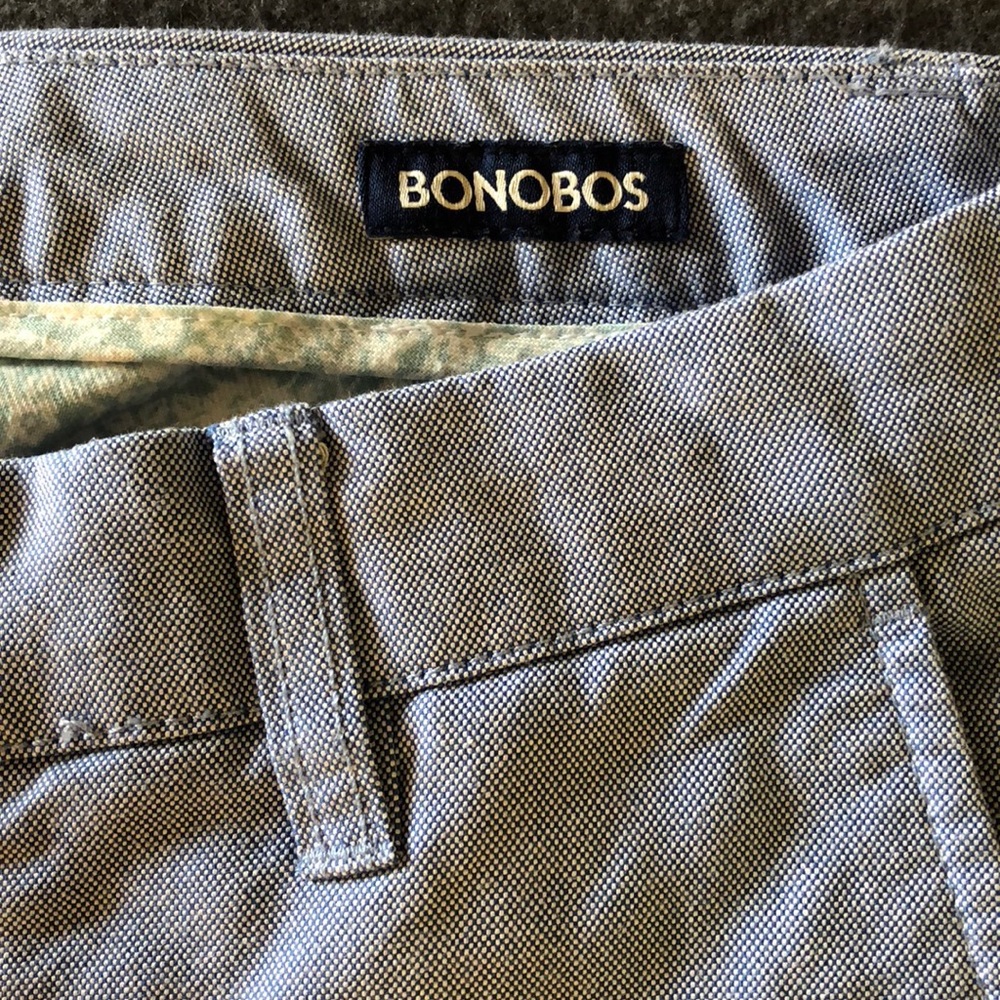 Bonobos Blue Oxford Cloth Pants (29/30)